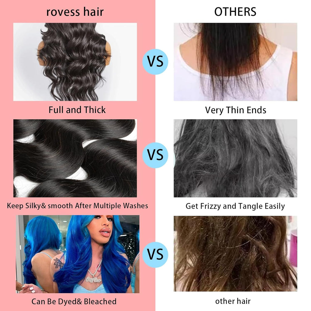 12A Body Wave Bundles Human Hair 20 Inch 1 Bundles 65G Body Wave Bundles 100% Unprocessed Brazilian Virgin Hair Hair Extensions Weave Human Hair Raw Bundles Natural Black