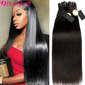 15A Straight Human Hair Bundles Brazilian Weaving Virgin Remy Human Hair Extensions 1/3/4 Pcs Raw Human Hair Bundles