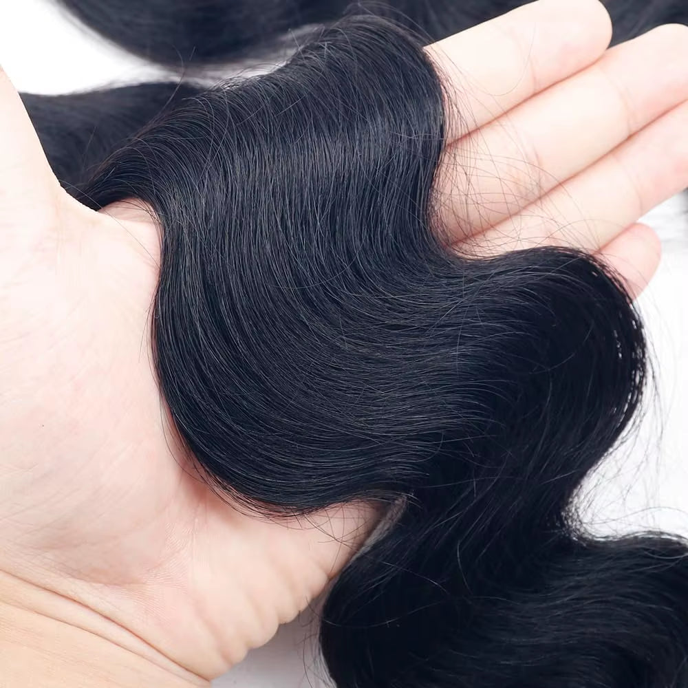 Body Wave 100% Human Hair Bulk No Weft Human Hair for Braid Unprocessed Brazilian Human Hair Virgin Hair Natura Black