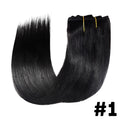 Straight Clip Ins Human Hair Extensions Clip in 100 Human Hair Extensions Hair Full Head Human Hair Clip Ins Hair Natural Color