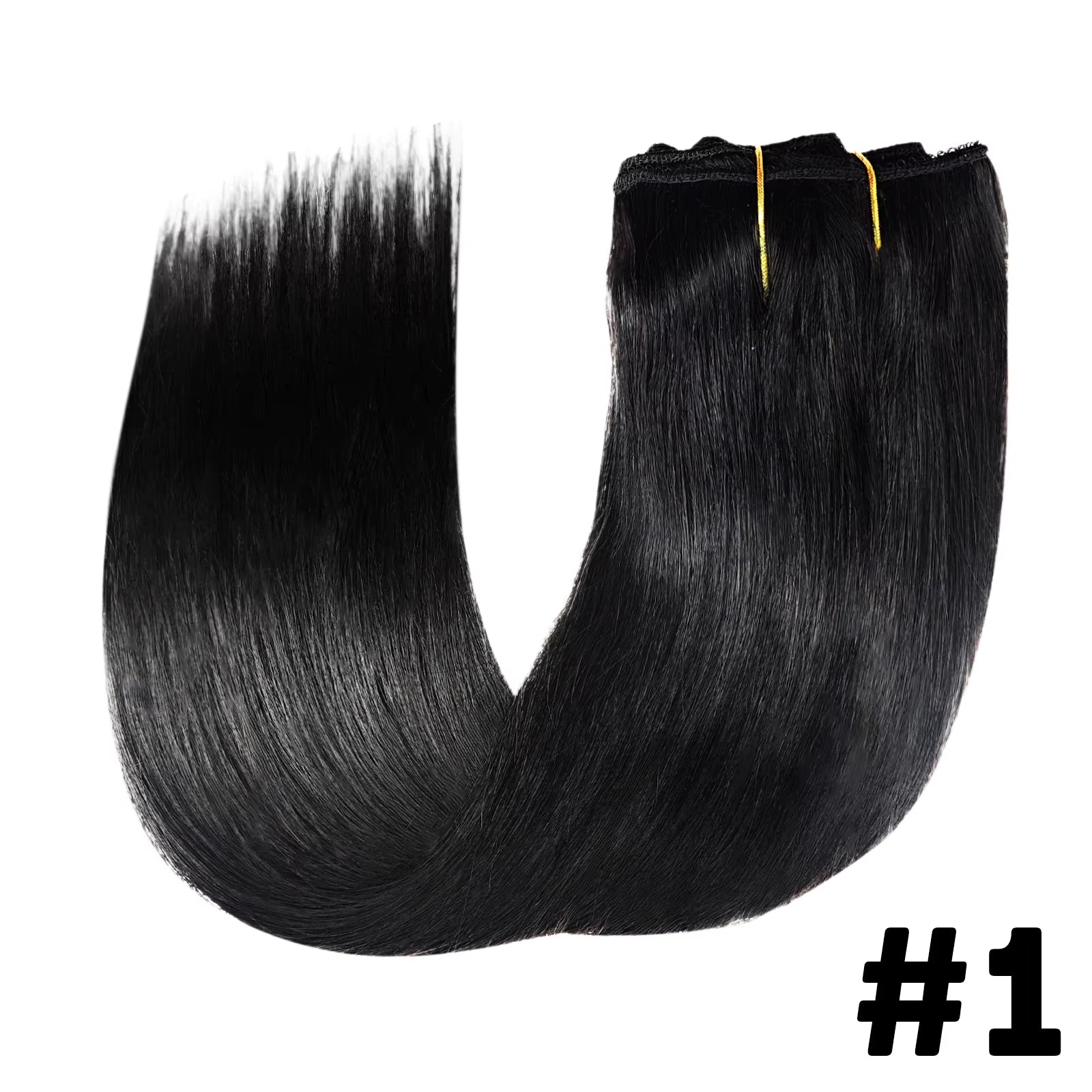 Straight Clip Ins Human Hair Extensions Clip in 100 Human Hair Extensions Hair Full Head Human Hair Clip Ins Hair Natural Color